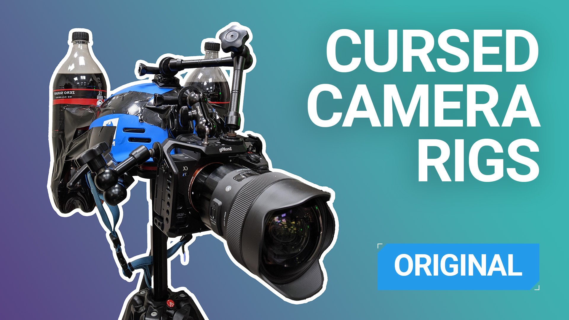 Cursed camera rigs - a new years special thumbnail