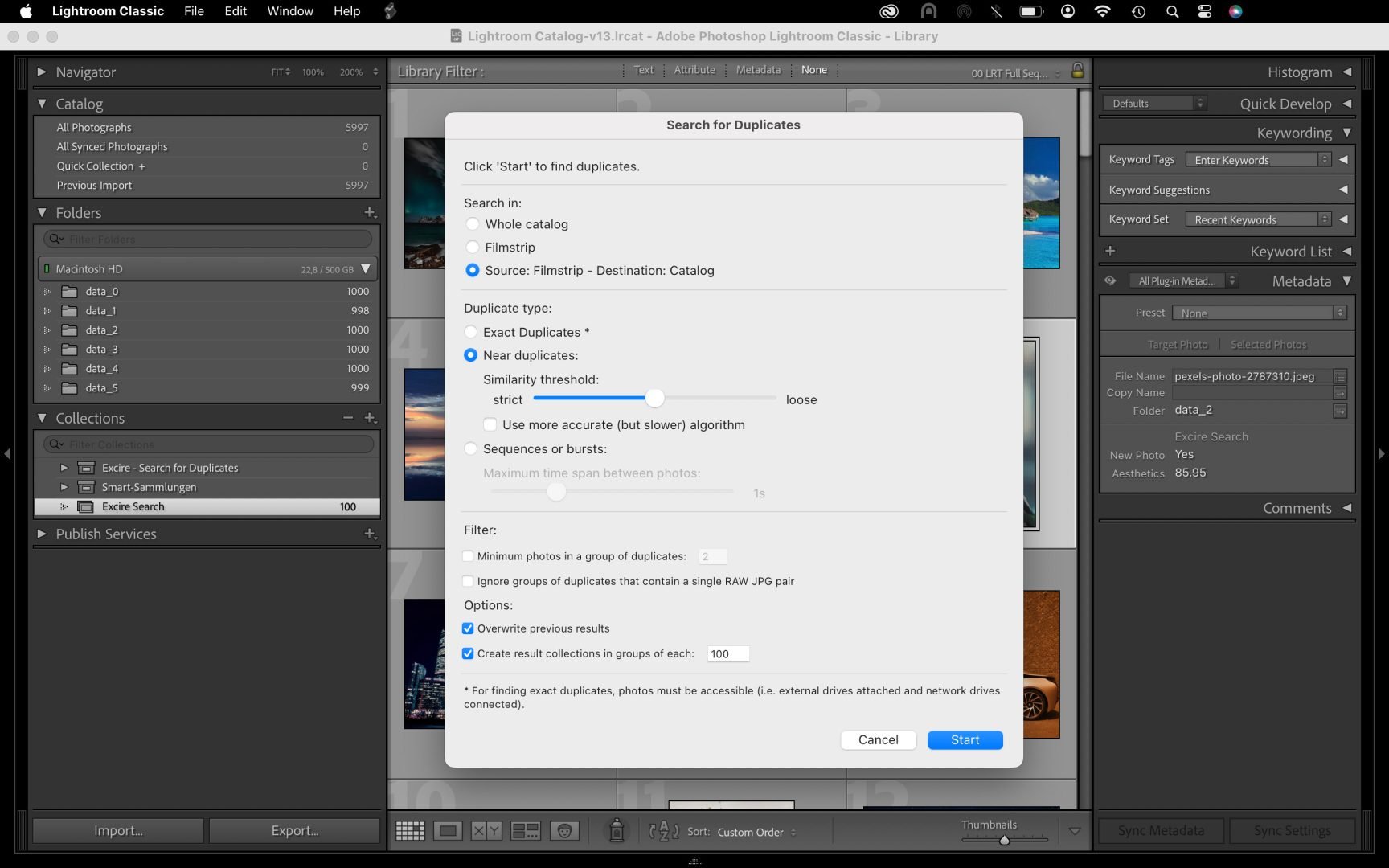 Excire plugin brings AI text search to Lightroom