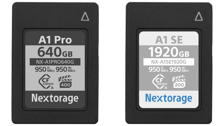 Nextorage CFexpress 2 Type A memory cards